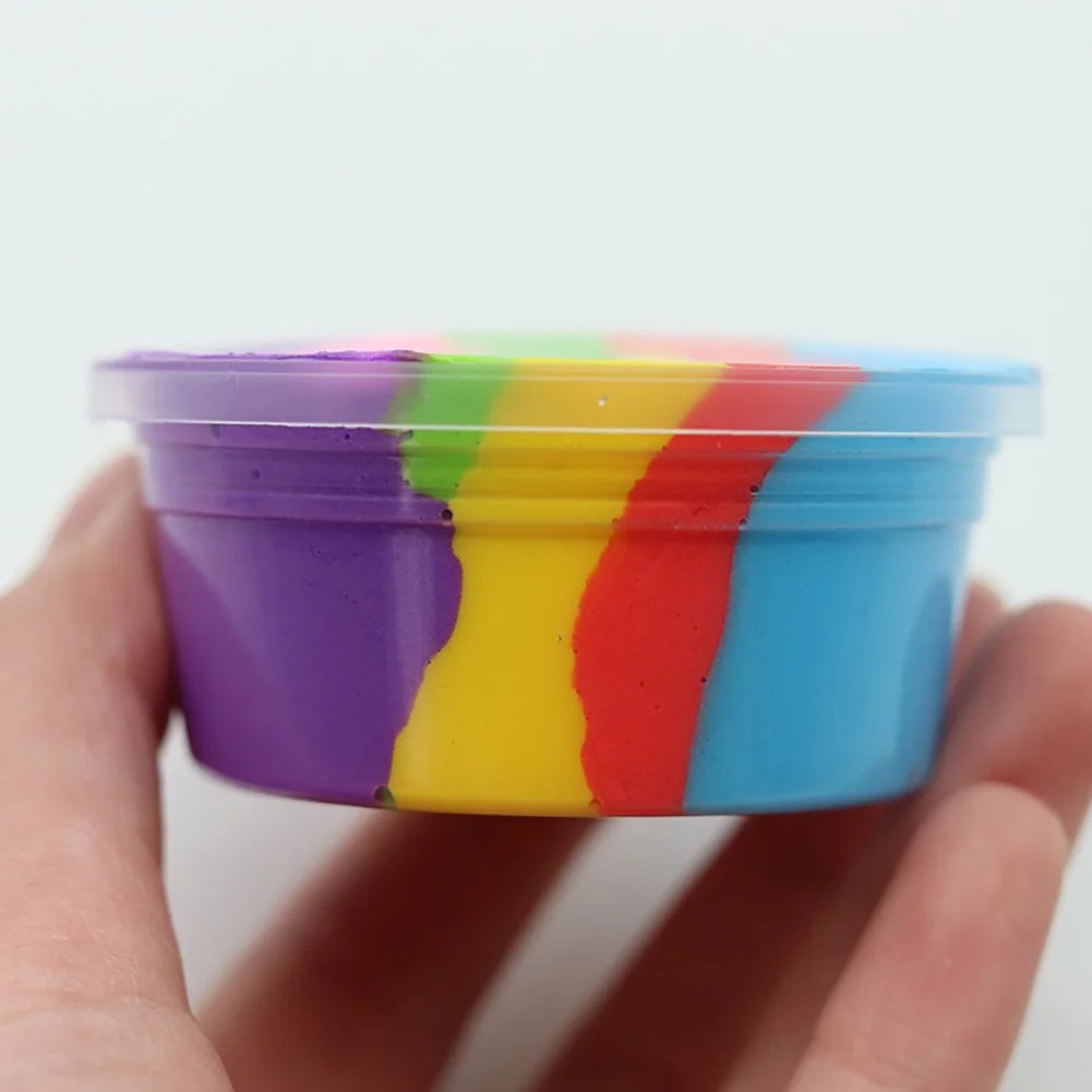 Rainbow Slime Putty Clay Plasticine Kids Toys C5493