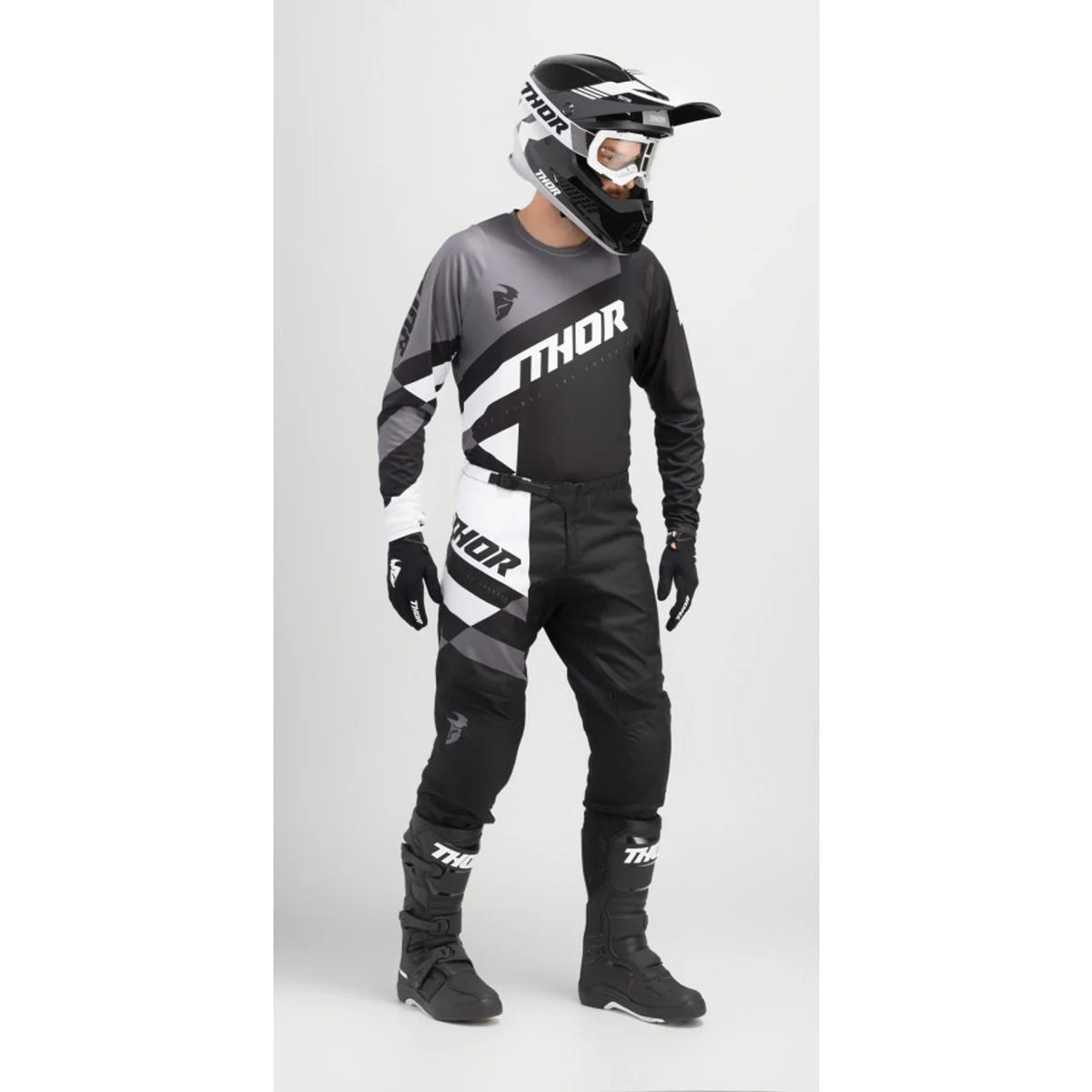 Black/Gray Motocross Jersey Pant Combo (X-Large/36) T177650