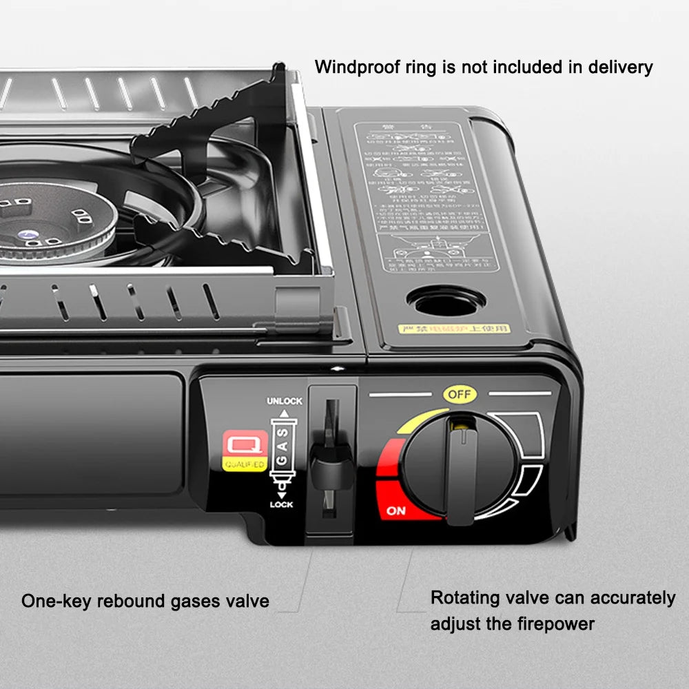 Portable Butane Stove with Piezo Ignition N180017