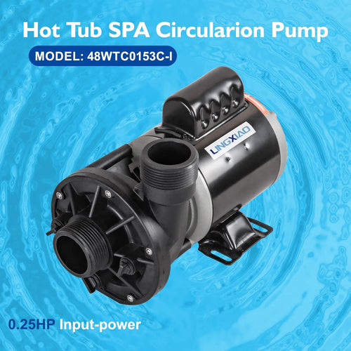0.25HP Single Speed Hot Tub Circulating Pump, 1.5" Port K924