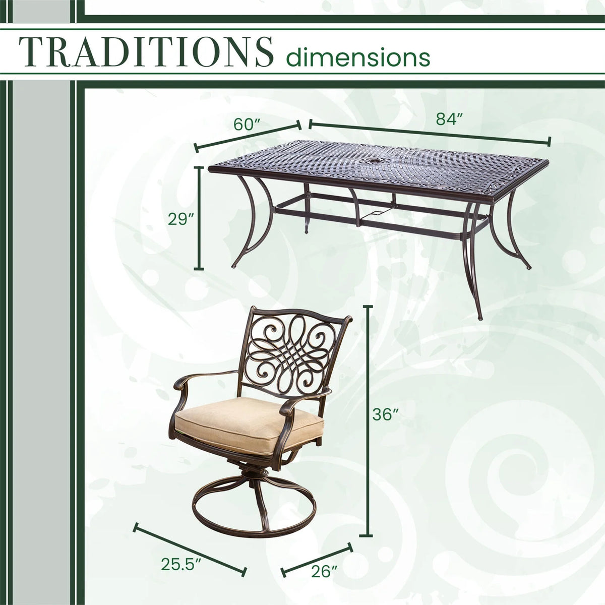11-Piece Aluminum Outdoor Dining Set K25121