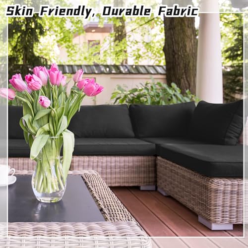 14 Pieces Outdoor Cushion Slipcovers (Beige) H56012