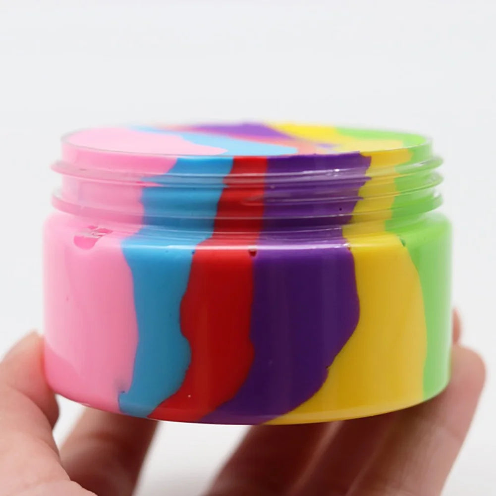 Rainbow Slime Putty Clay Plasticine Kids Toys C5493