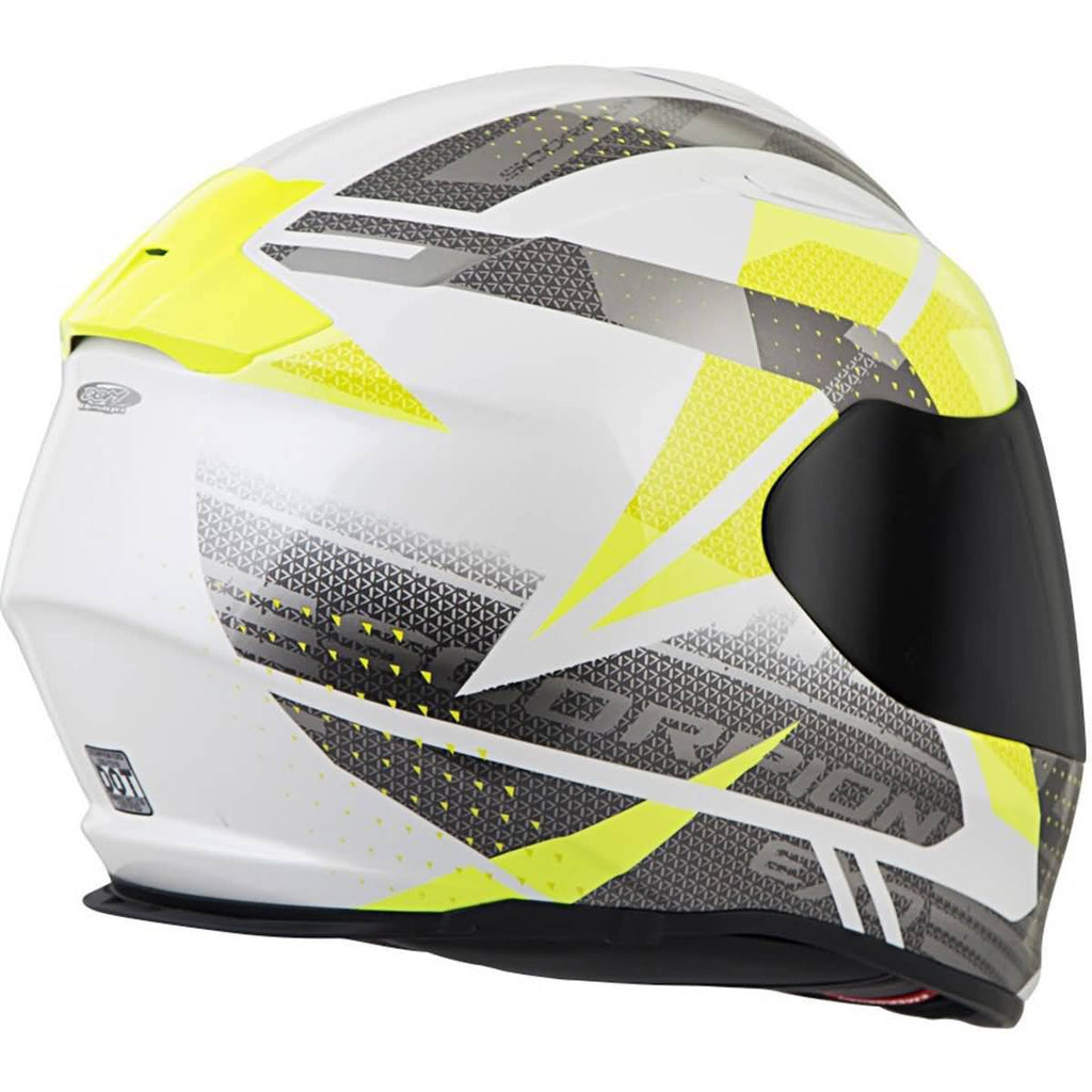 White Silver Scorpion Helmet D928296