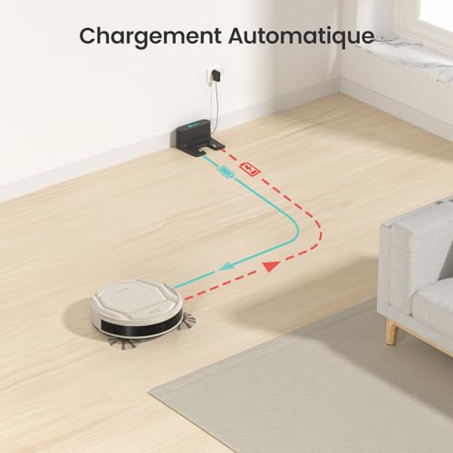 Robot Vacuum with 12000Pa Suction, Anti-Tangle Brushes, Self-Emptying P17229