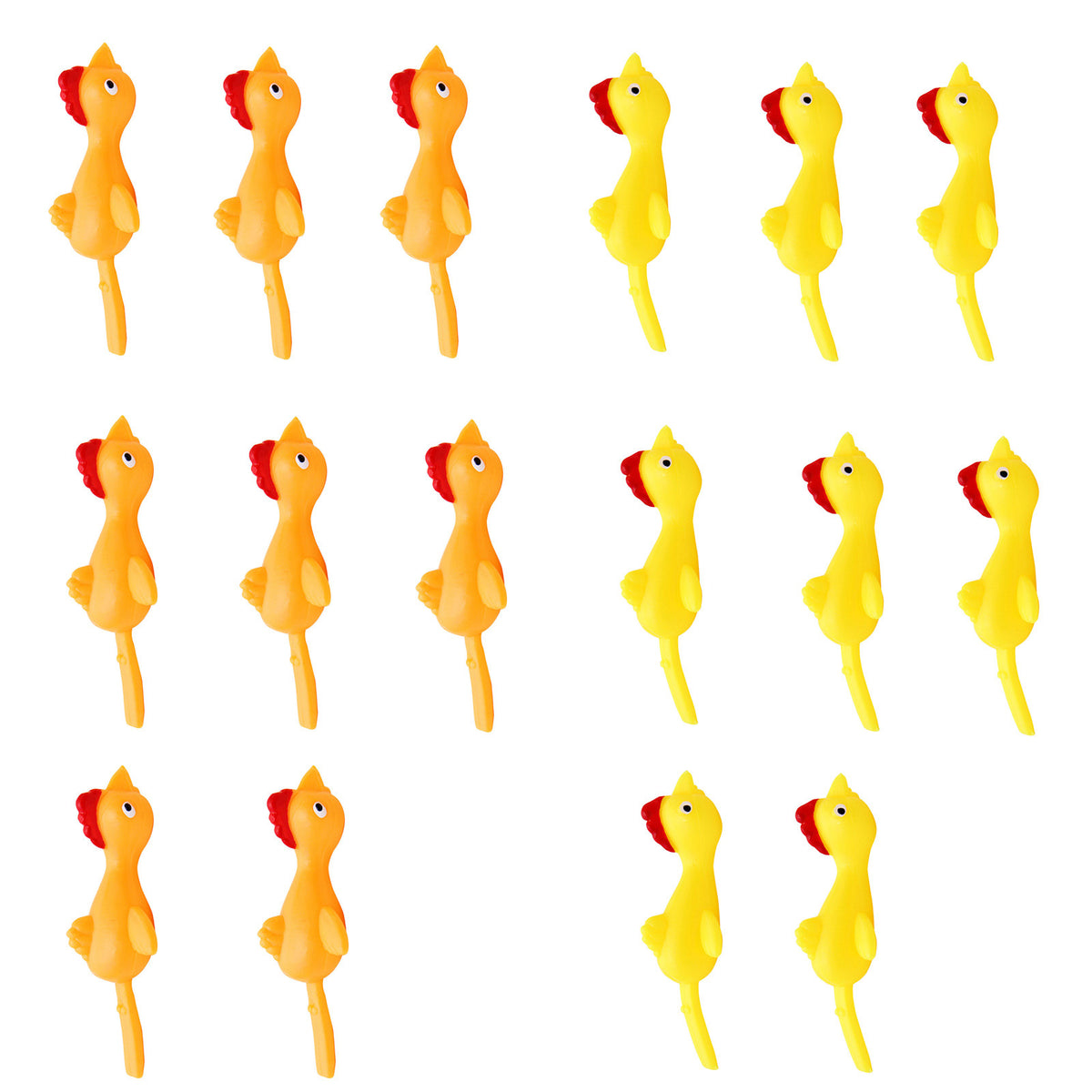 16 PCS Creative Ejection Chicken Toy F330041