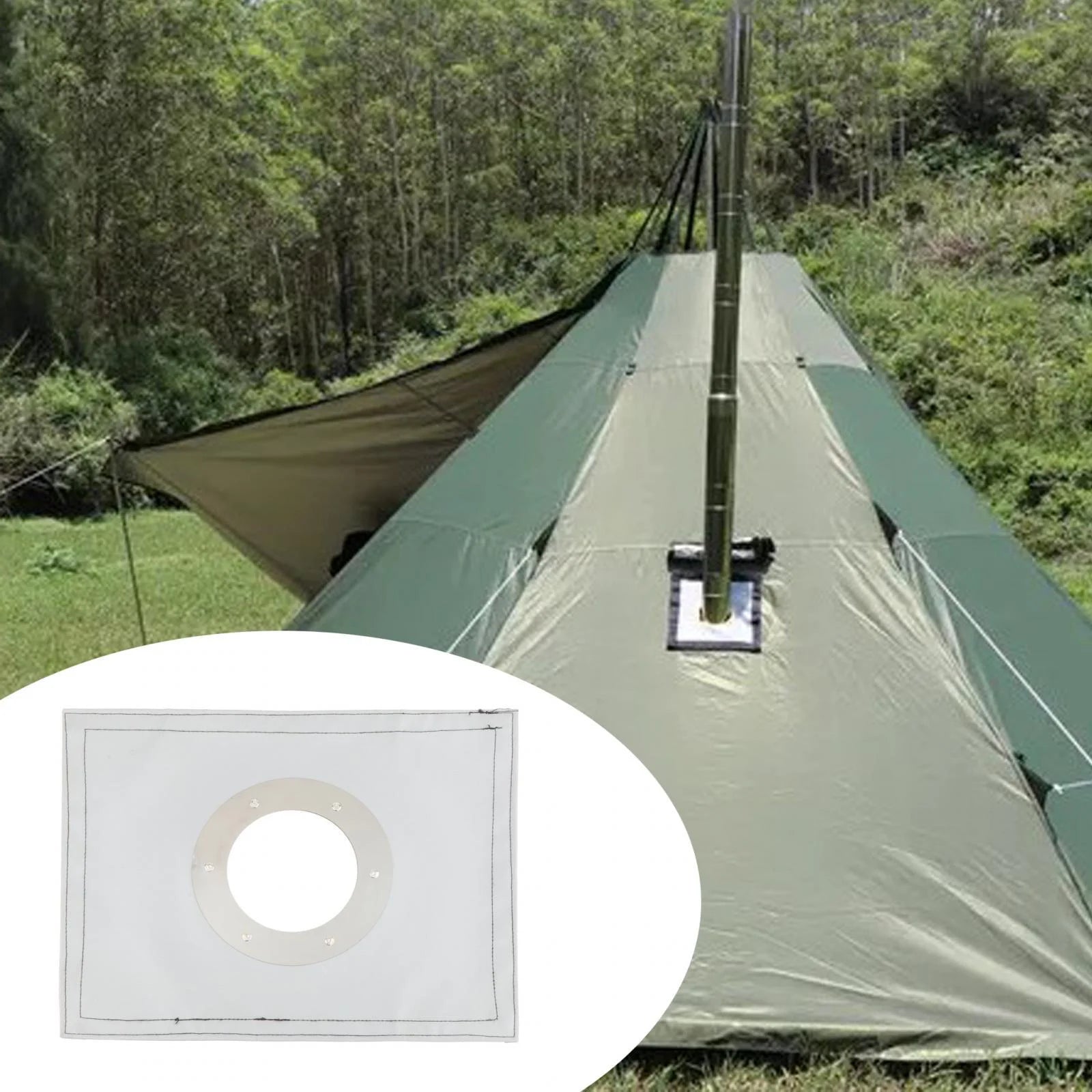 Fireproof Waterproof Hot Tent Jack for Chimney 11.5cm J4545