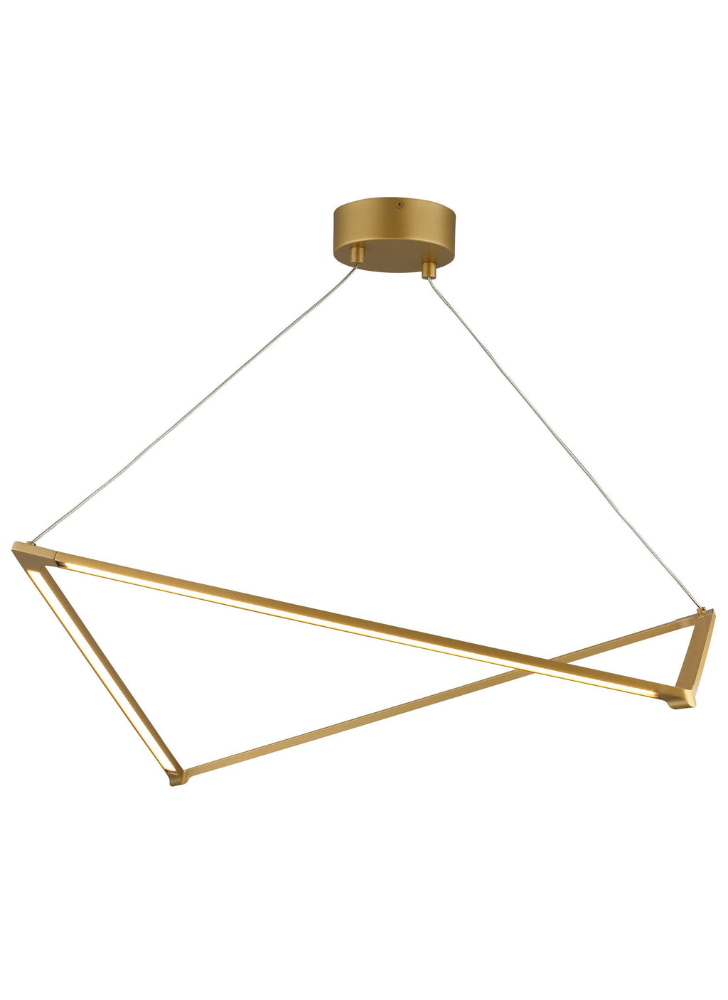 Gold LED Linear Suspension R76035