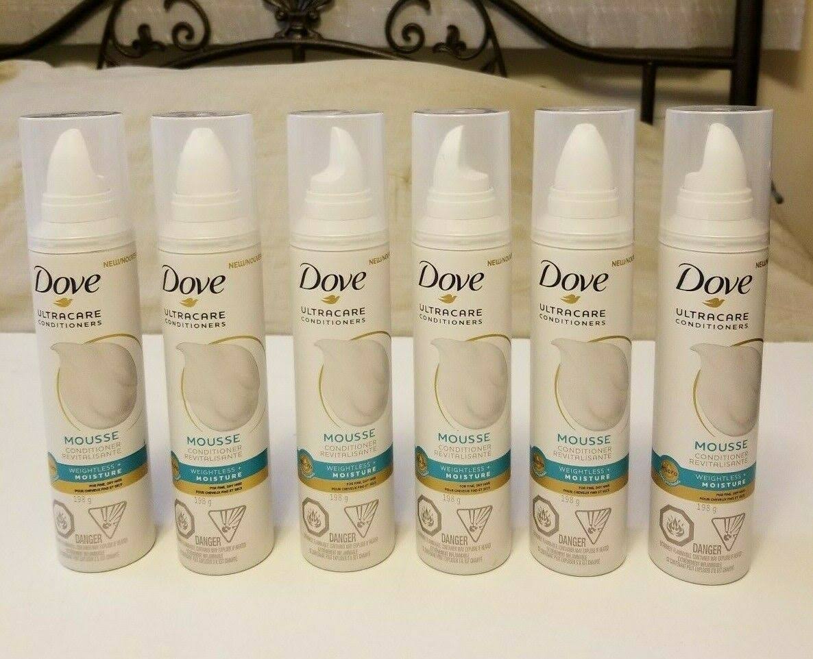 6 x Dove Conditioners Mousse Foam 198g 7oz K876468