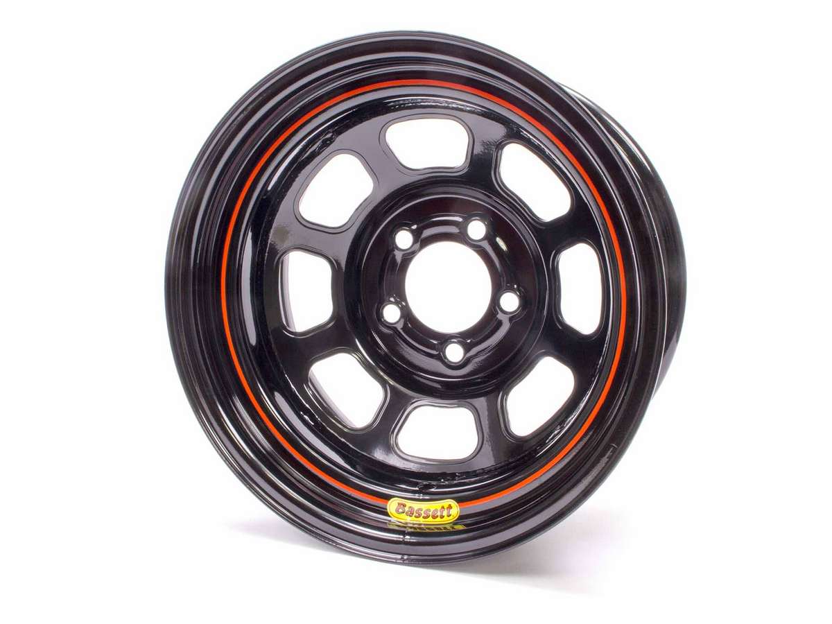 Black 15x8" 5x5.50 Wheel N2259