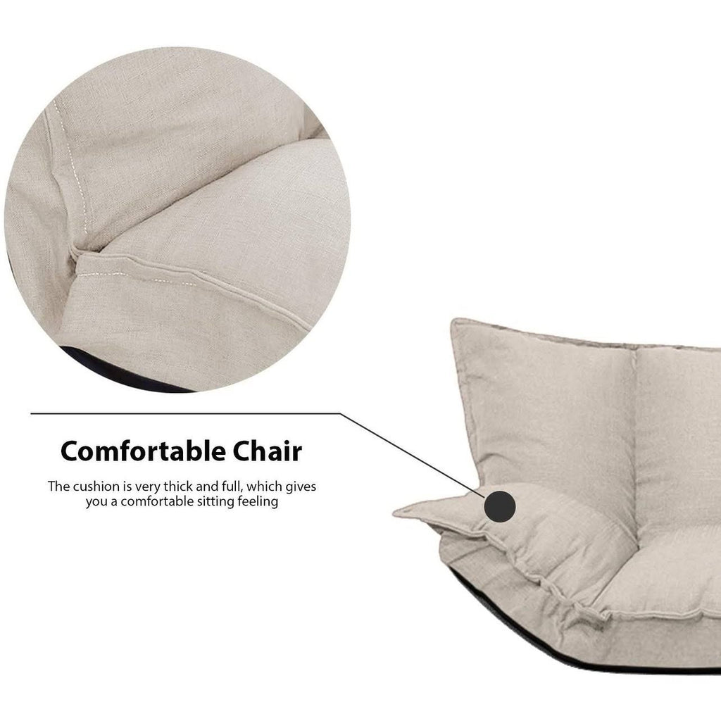 Beige Adjustable Folding Sofa Bed Z19929