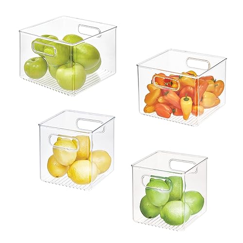 Recycled Plastic Storage Bin with Handles M194255