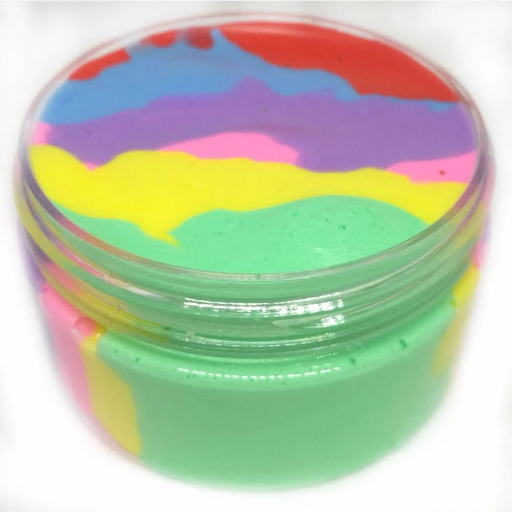 Rainbow Slime Putty Clay Plasticine Kids Toys C5493