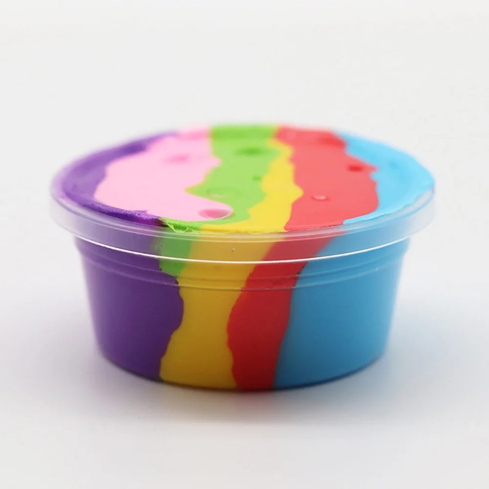 Rainbow Slime Putty Clay Plasticine Kids Toys C5493