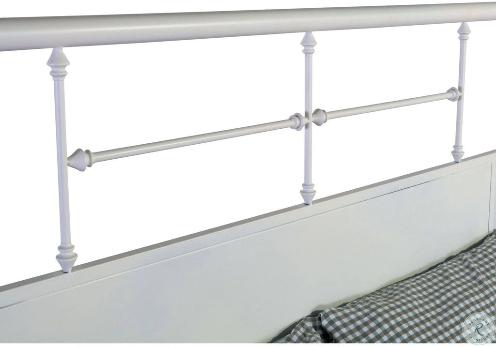 Snowdrop White Full Metal Bed X943