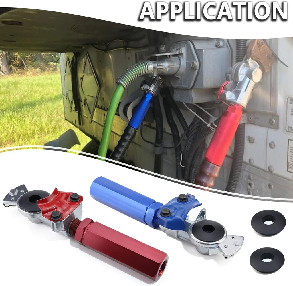 37 Degree Angle Glad Hand Kit with 4pcs Rubber Seals Pack of 2 Q4721