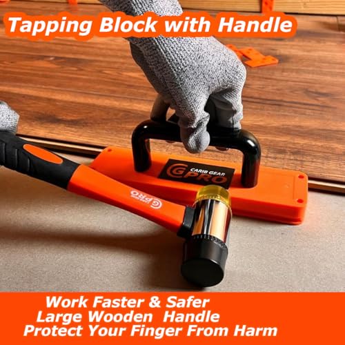 43-Piece Laminate Flooring Installation Kit with Handle, Pull Bar, Mallet, 40 Spacers N5337