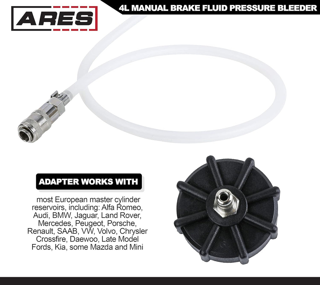 Manual Brake Fluid Pressure Bleeder, 4-Liter, Pack of 2 R34828