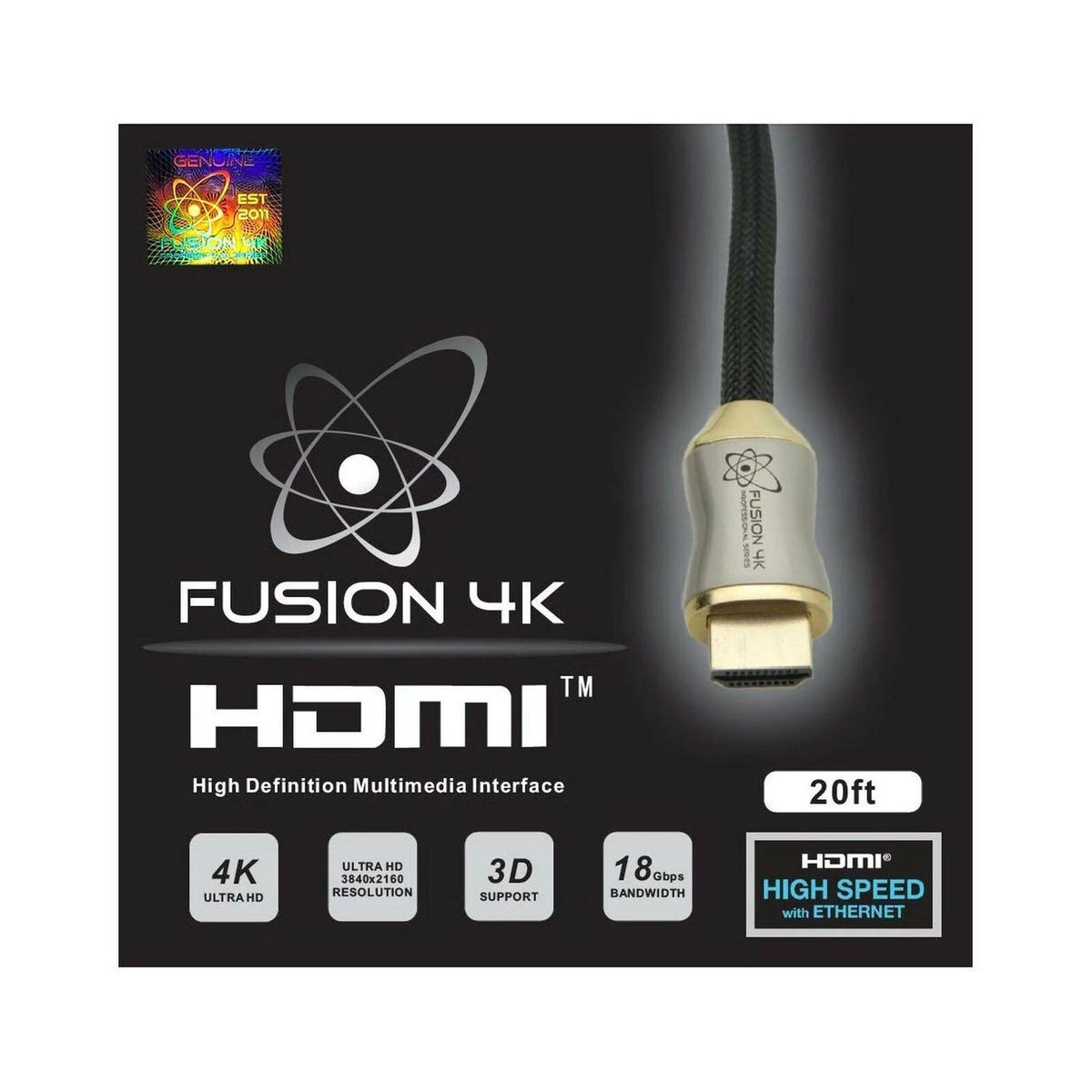 4K HDMI Cable 20 Feet M3587