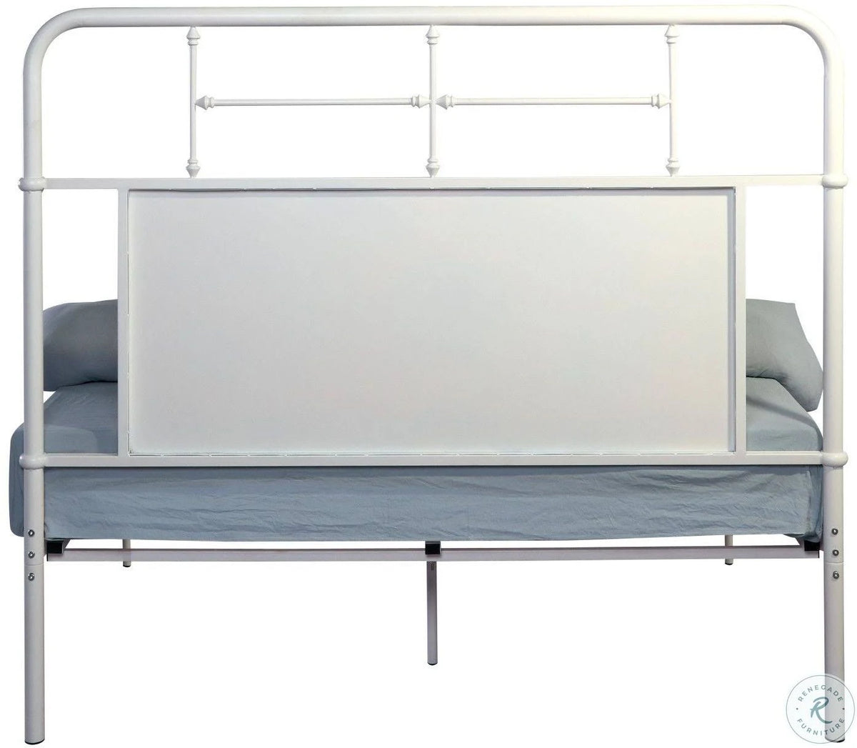 Snowdrop White Full Metal Bed X943
