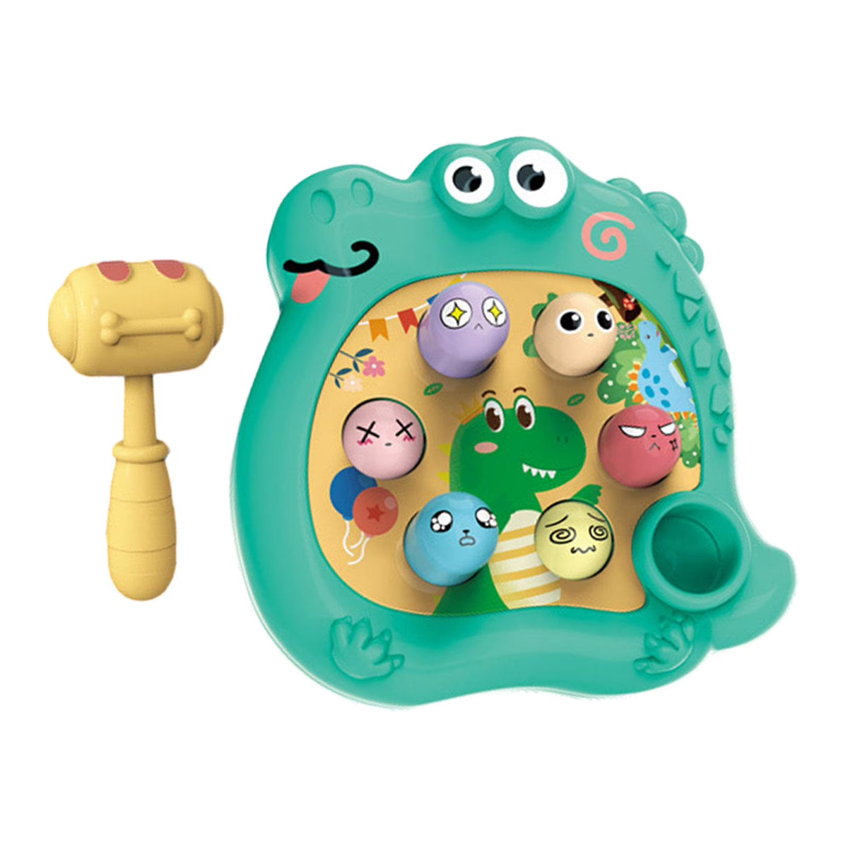 Green Pounding Hammering Game Educational Toys O1225
