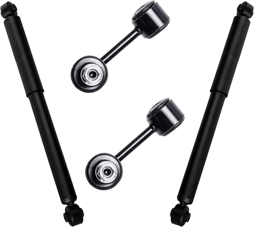 Rear Shocks Absorbers and Sway Bars 4pc Set P8889