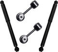 Rear Shocks Absorbers and Sway Bars 4pc Set P8889