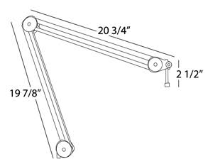 Overhead Broadcast Boom Mount Q626
