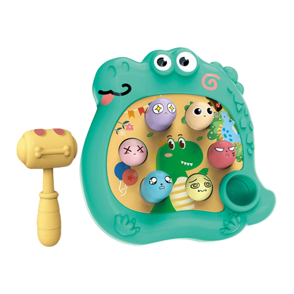 Green Pounding Hammering Game Educational Toys O1225