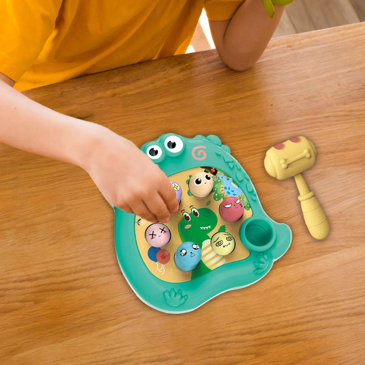 Green Pounding Hammering Game Educational Toys O1225