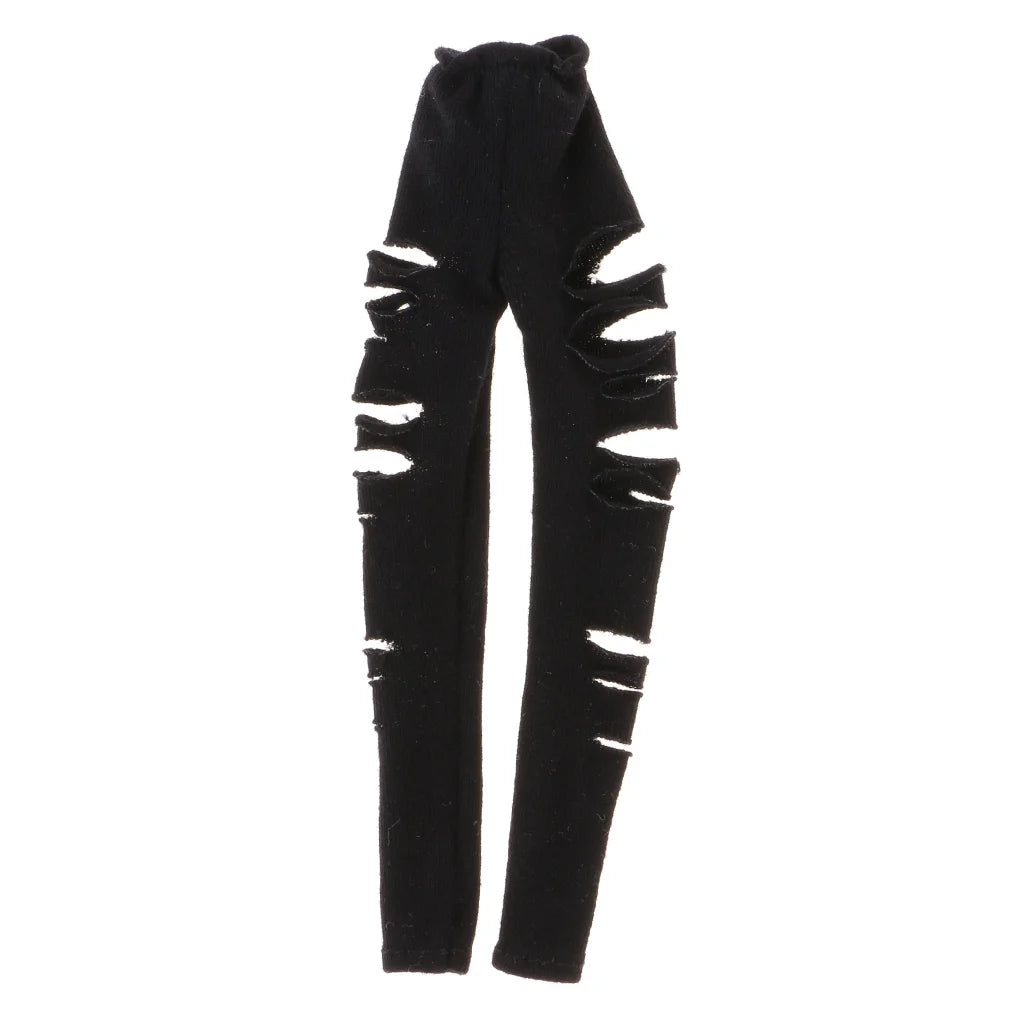 Casual Skinny Ripped Pants for 12'' Blythe Doll I408962