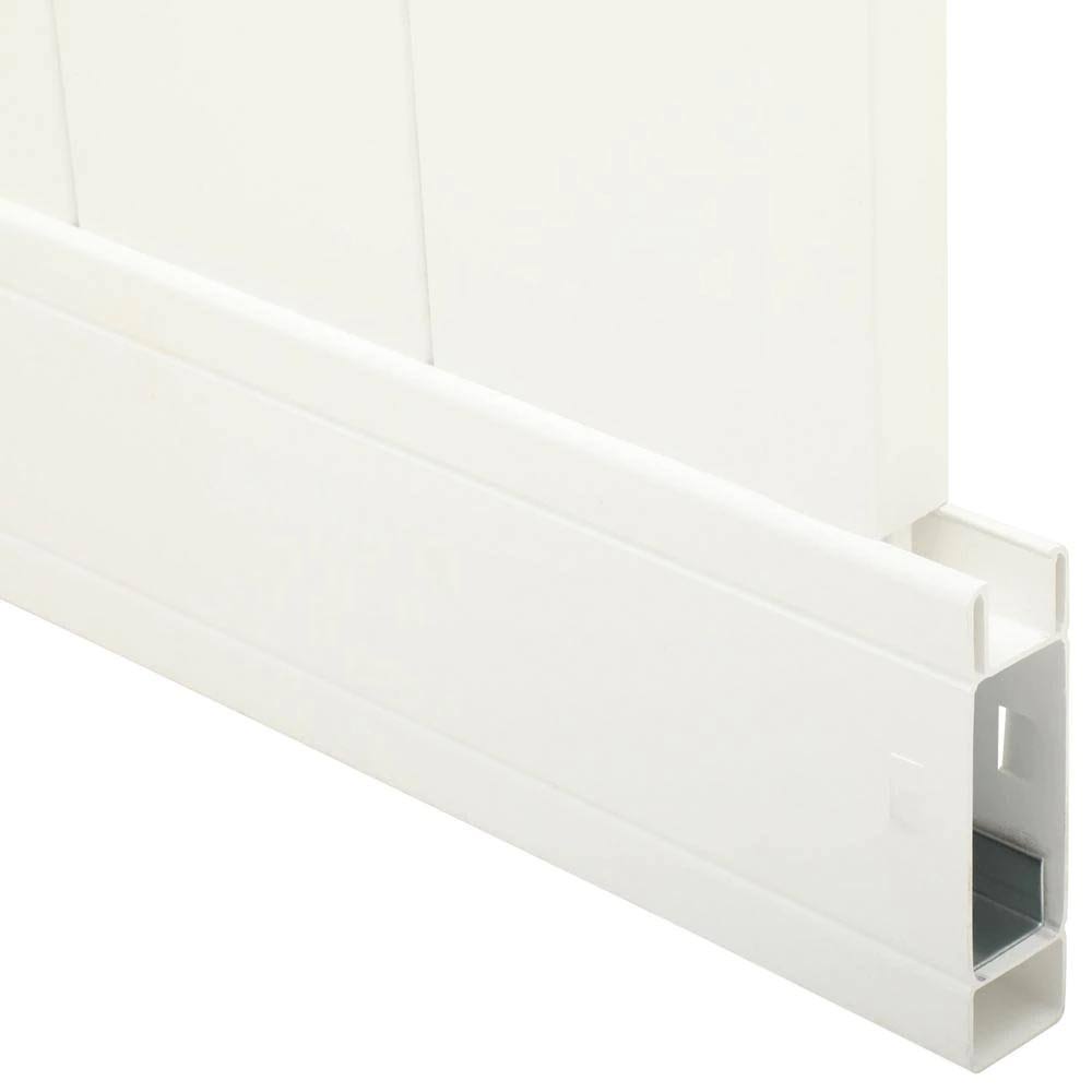 White 6 ft. x 8 ft. Vinyl Fence Panel S4757