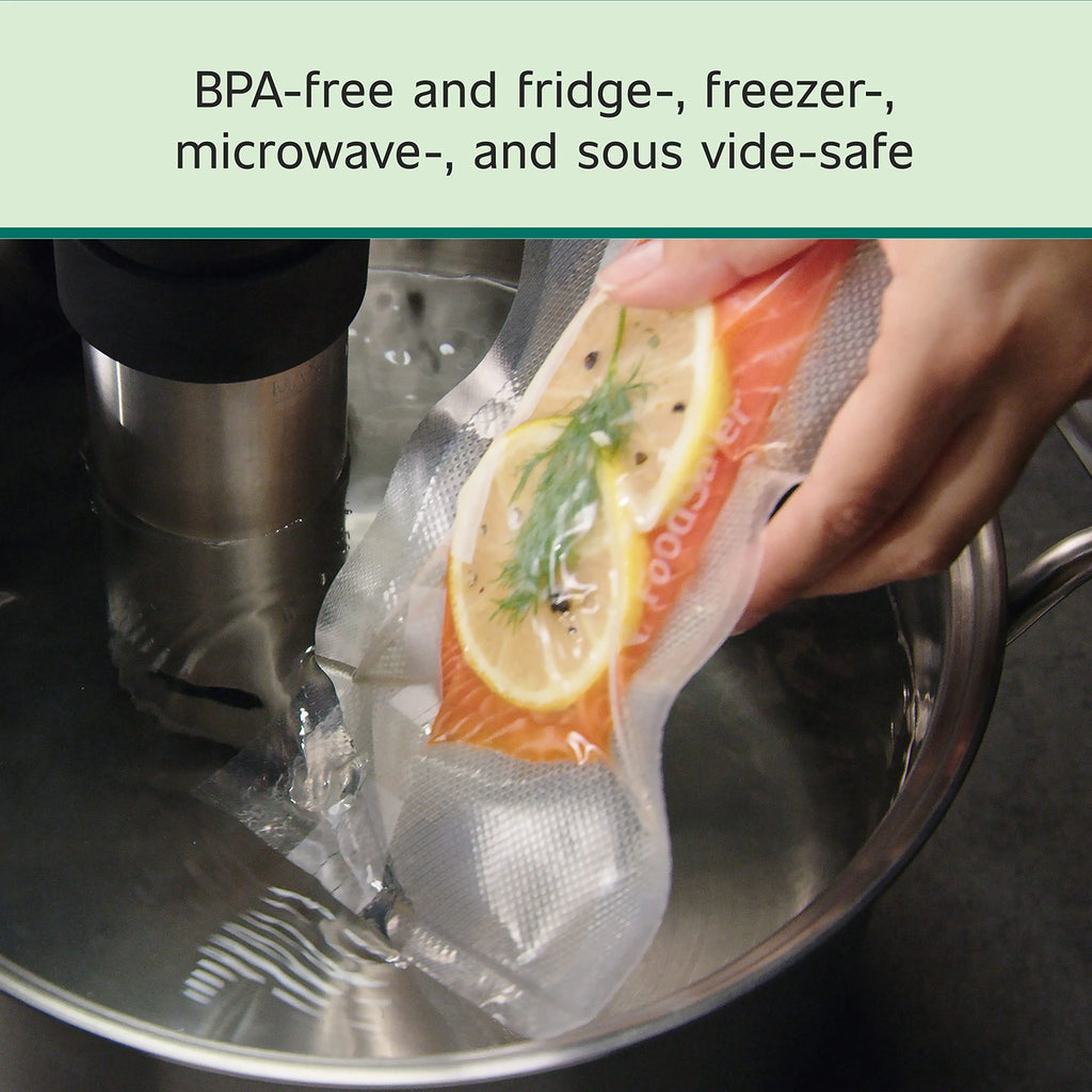 1 Quart Precut Vacuum Sealer Bags (44 Count) T867