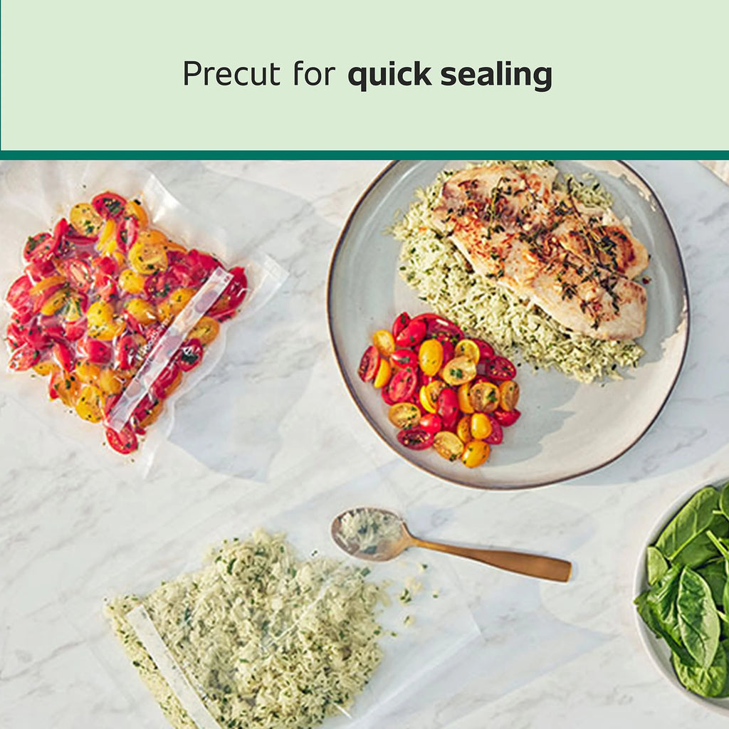 1 Quart Precut Vacuum Sealer Bags (44 Count) T867