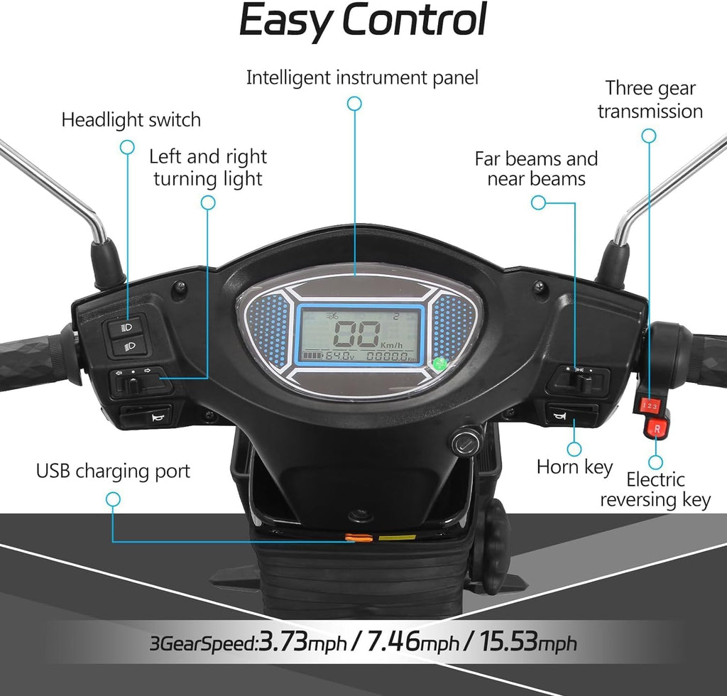 Heavy Duty 4 Wheel Mobility Scooter with 1000W Motor B159690