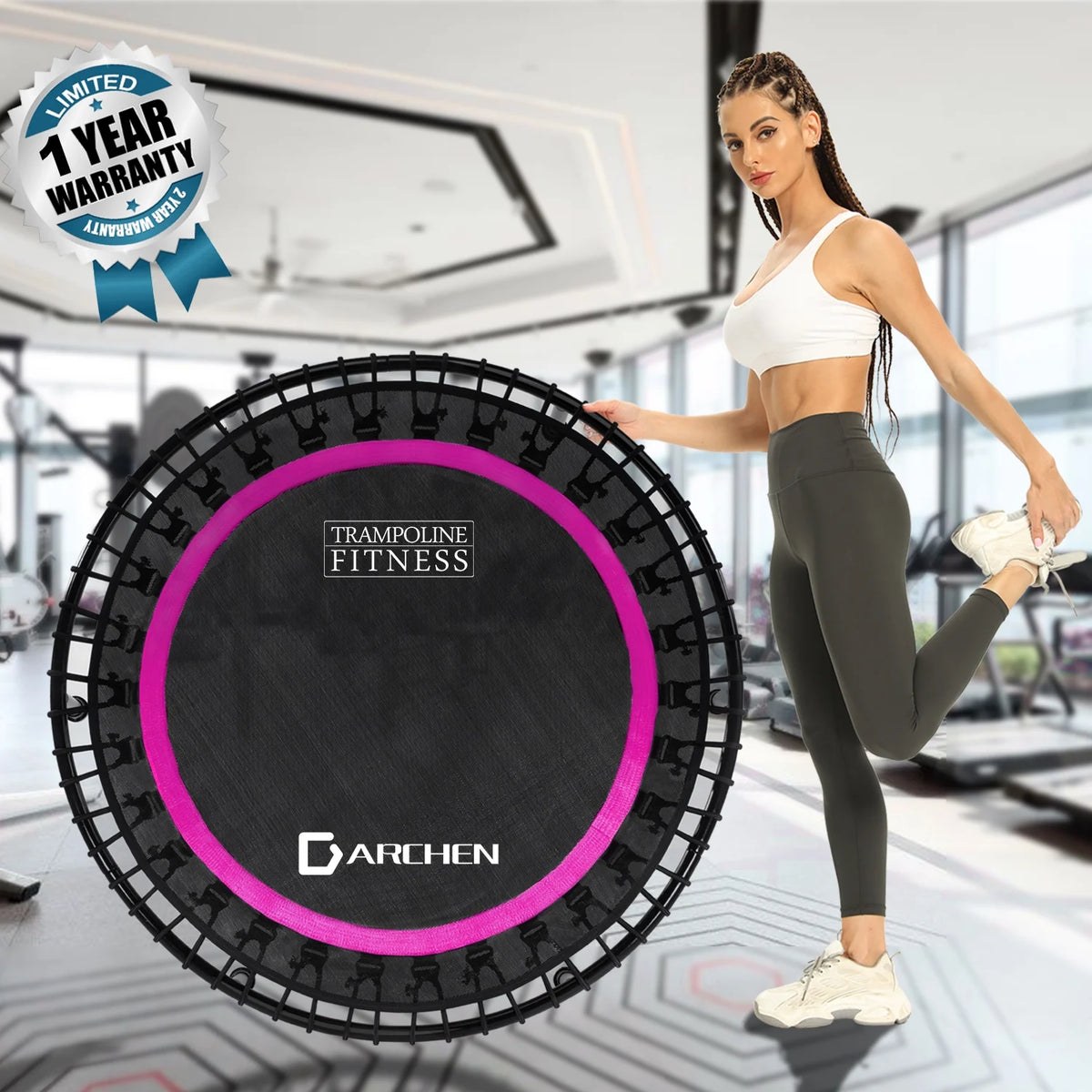 450 lbs Mini Trampoline, 40 Inch S400717