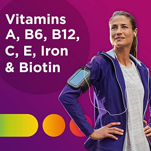 Multivitamin Tablet with Iron, Vitamin D3, B Vitamins, C, E, Gluten Free, Non-GMO - 200 Count D6218