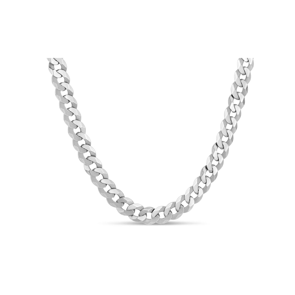 Sterling Silver Curb Chain Necklace 22 Inches J866374