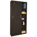 Sliding Door Storage Cabinet Black B2484