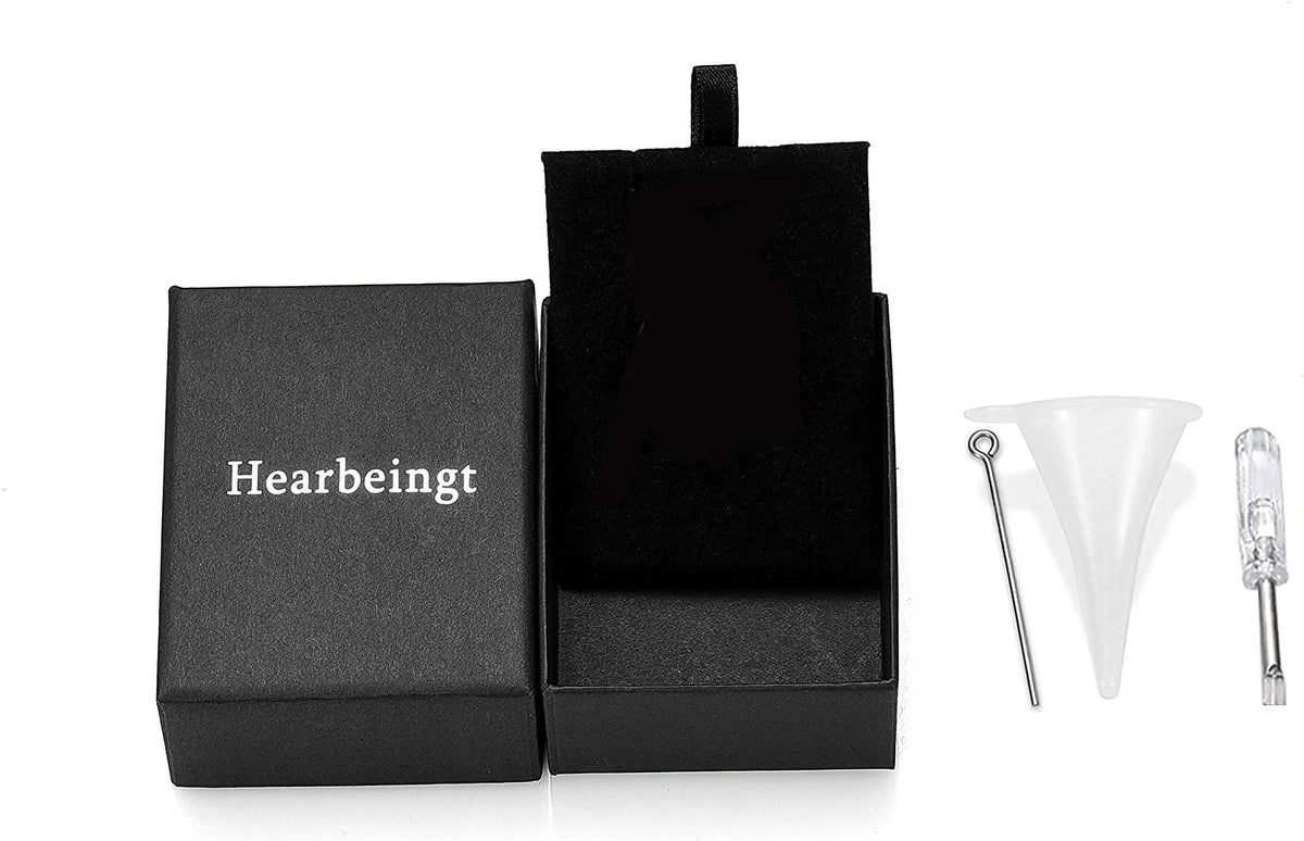 Heart Urn Necklace Cremation Jewelry L408