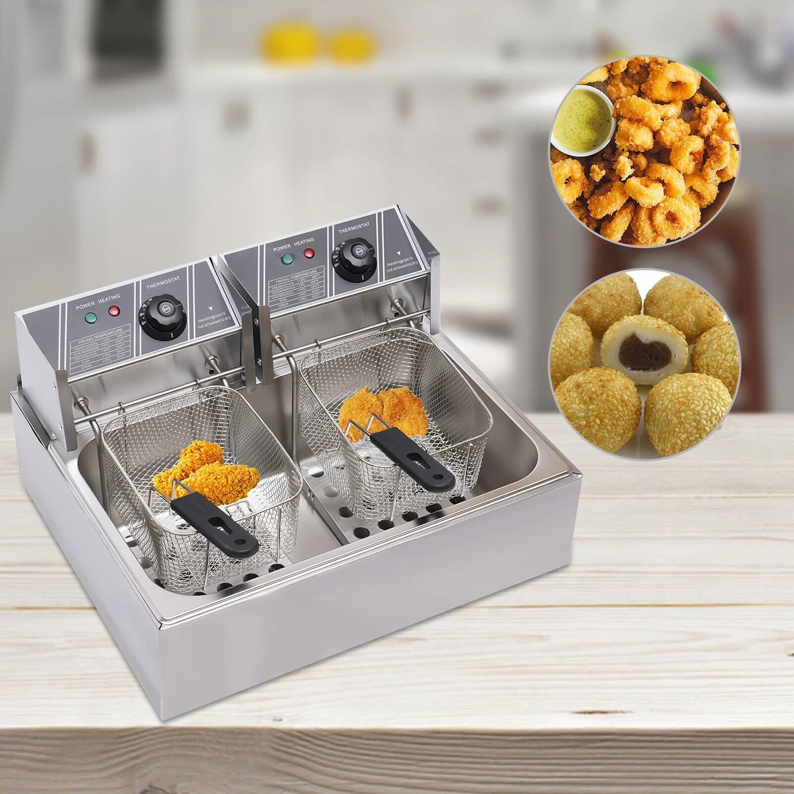 5000W Electric Deep Fryer 12L Single Tank M224