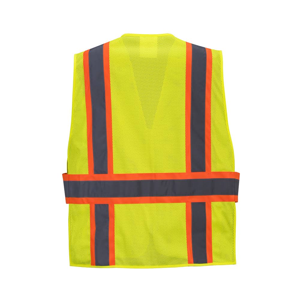 Hi Vis Yellow XL Mesh Breakaway Vest V649