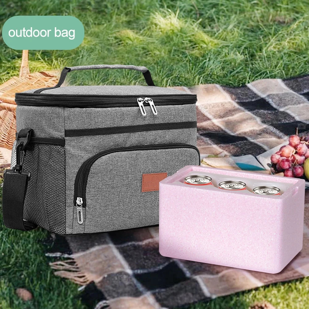 16L Insulated Lunch Bag with Shoulder Bag E145447