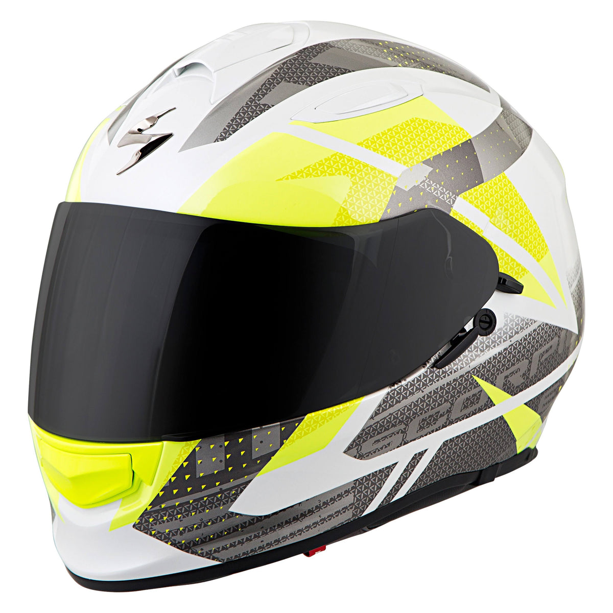 White Silver Scorpion Helmet D928296