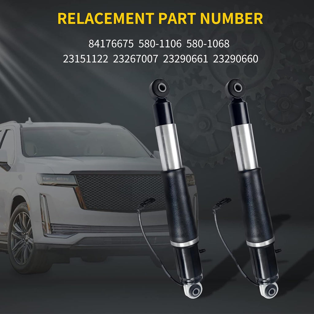 Pair Rear Air Lift Shock Strut Absorber with Electric A138