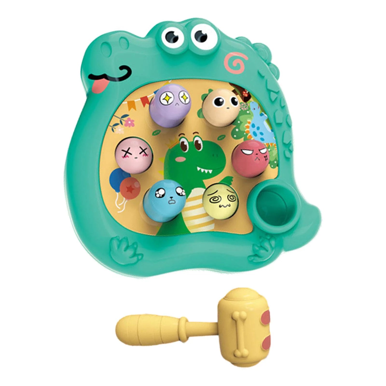 Green Pounding Hammering Game Educational Toys O1225
