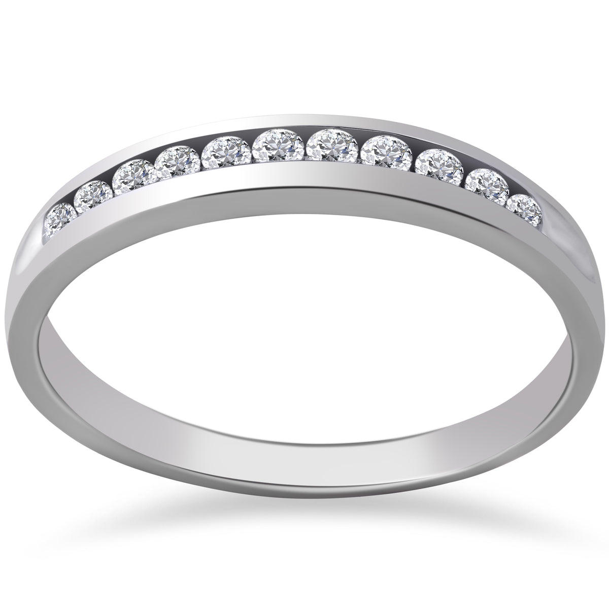 14k White Gold Lab Grown Diamond Wedding Ring L867930