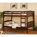 Twin Over Twin Standard Bunk Bed Frame T9177